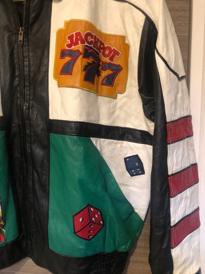 Vintage leather jacket, vintage clothing, rapper, Pelle Pelle, Pelle Pel #QYCFZZ