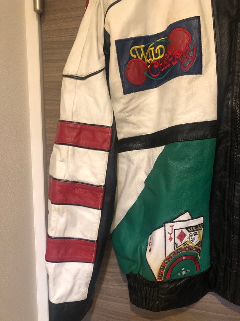 Vintage leather jacket, vintage clothing, rapper, Pelle Pelle, Pelle Pel #QYCFZZ
