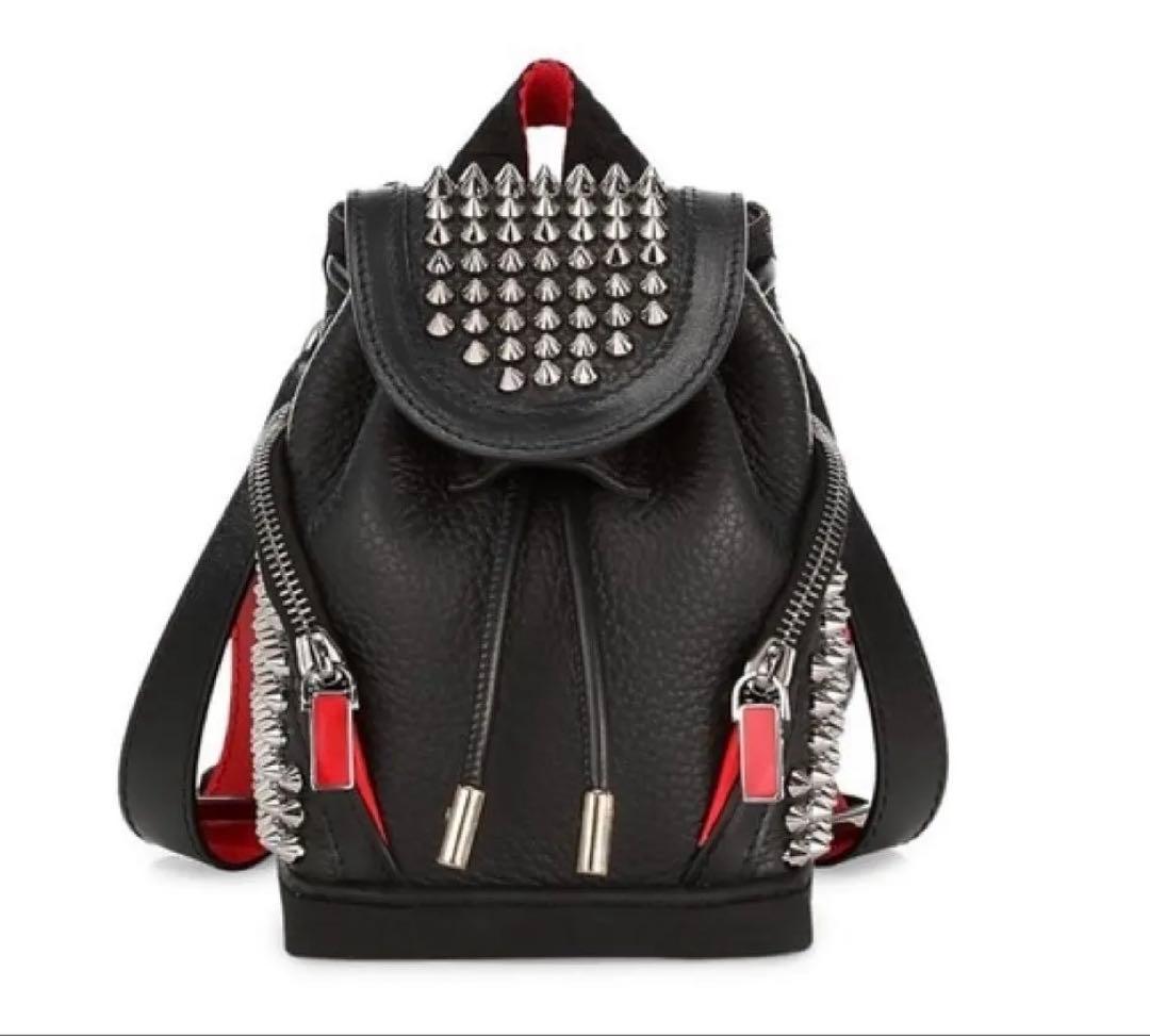 Christian Louboutin Explorafunk Studs Backpack Used Mint #QY903U