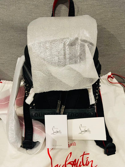 Christian Louboutin Explorafunk Studs Backpack Used Mint #QY903U