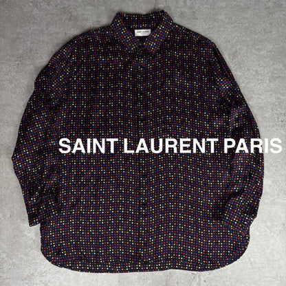 Saint Laurent Paris 42 SAINT LAURENT silk shirt 19SS #QY8SFR