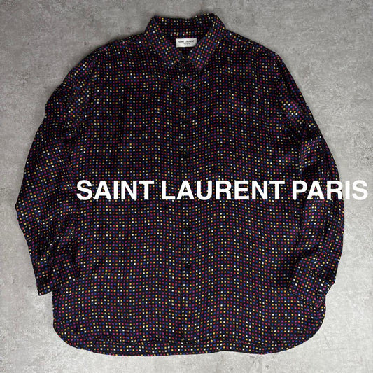Saint Laurent Paris 42 SAINT LAURENT silk shirt 19SS #QY8SFR