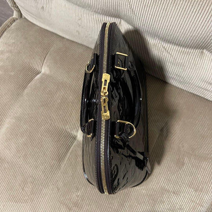 Louis Vuitton Alma PM Vernis Amarante Handbag M91611 #QYKU1Y