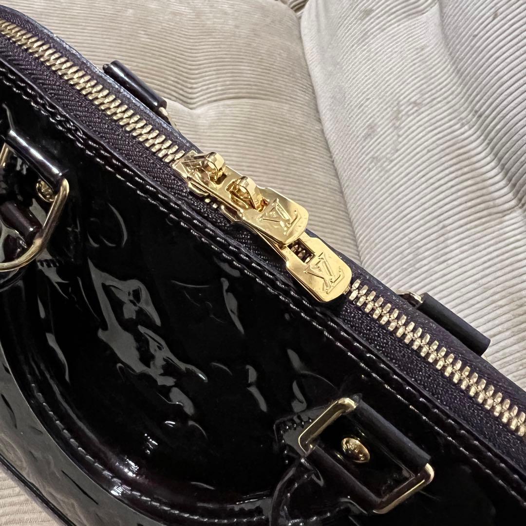 Louis Vuitton Alma PM Vernis Amarante Handbag M91611 #QYKU1Y