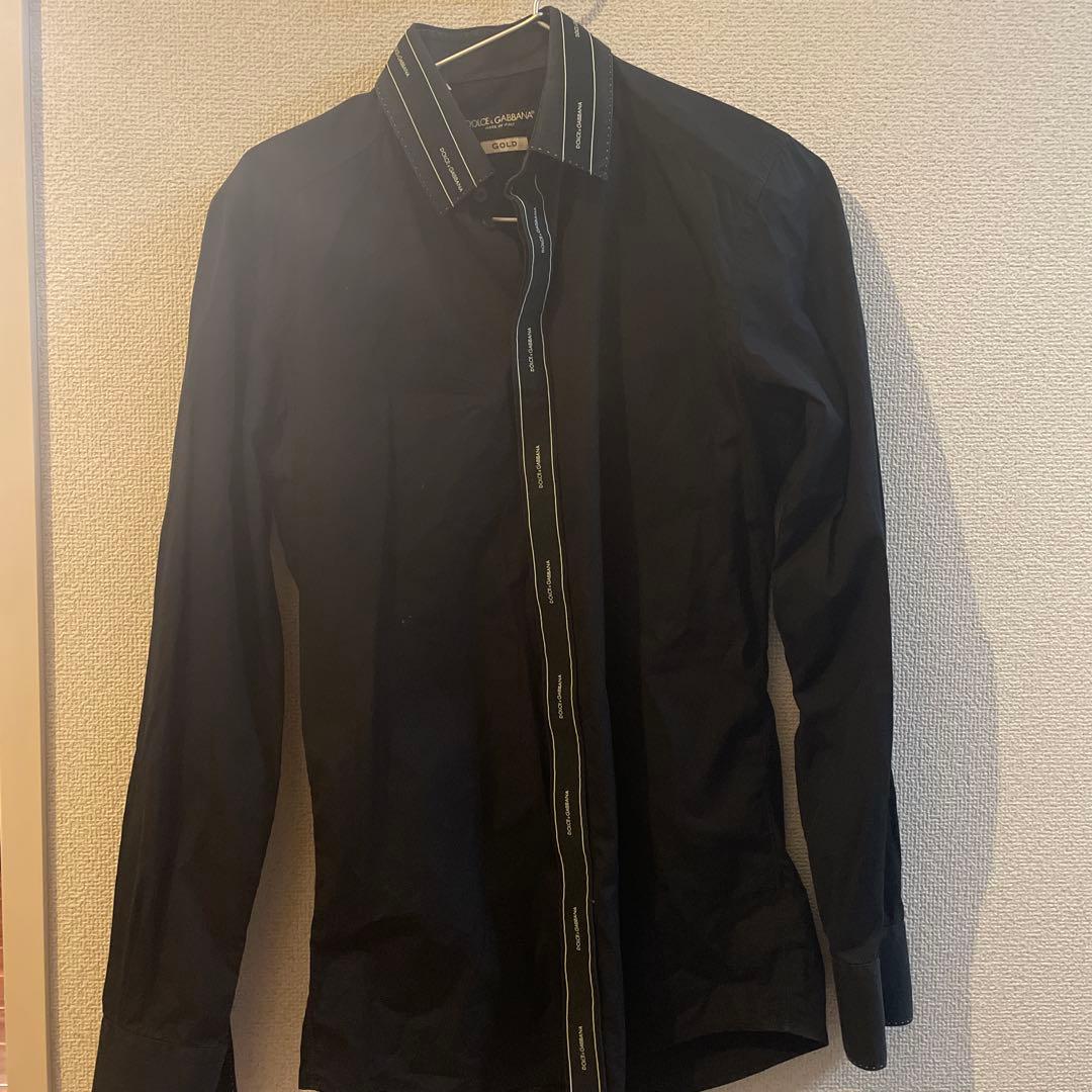Dolce & Gabbana Gold Long Sleeve Shirt 14 1 2 (37) #QY2SHO