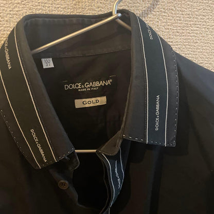 Dolce & Gabbana Gold Long Sleeve Shirt 14 1 2 (37) #QY2SHO