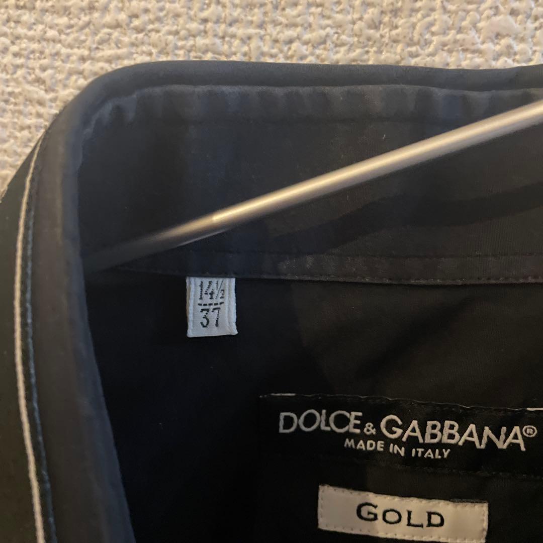 Dolce & Gabbana Gold Long Sleeve Shirt 14 1 2 (37) #QY2SHO