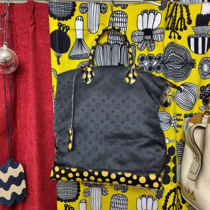 Louis Vuitton x Yayoi Kusama Lockit MM Dots Handbag #QYCGXV