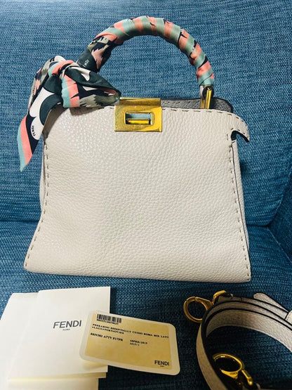 FENDI Peekaboo Mini Selleria #QYAXPO
