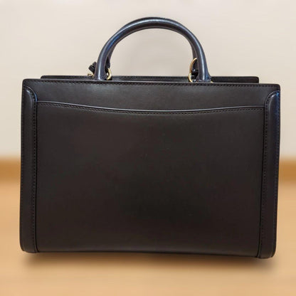 COACH Zoe Carryall Leather 2-Way Handbag Shoulder Bag #QY2M7N