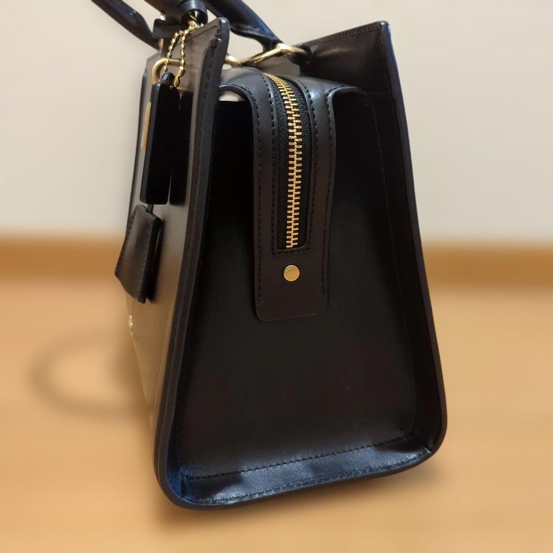 COACH Zoe Carryall Leather 2-Way Handbag Shoulder Bag #QY2M7N