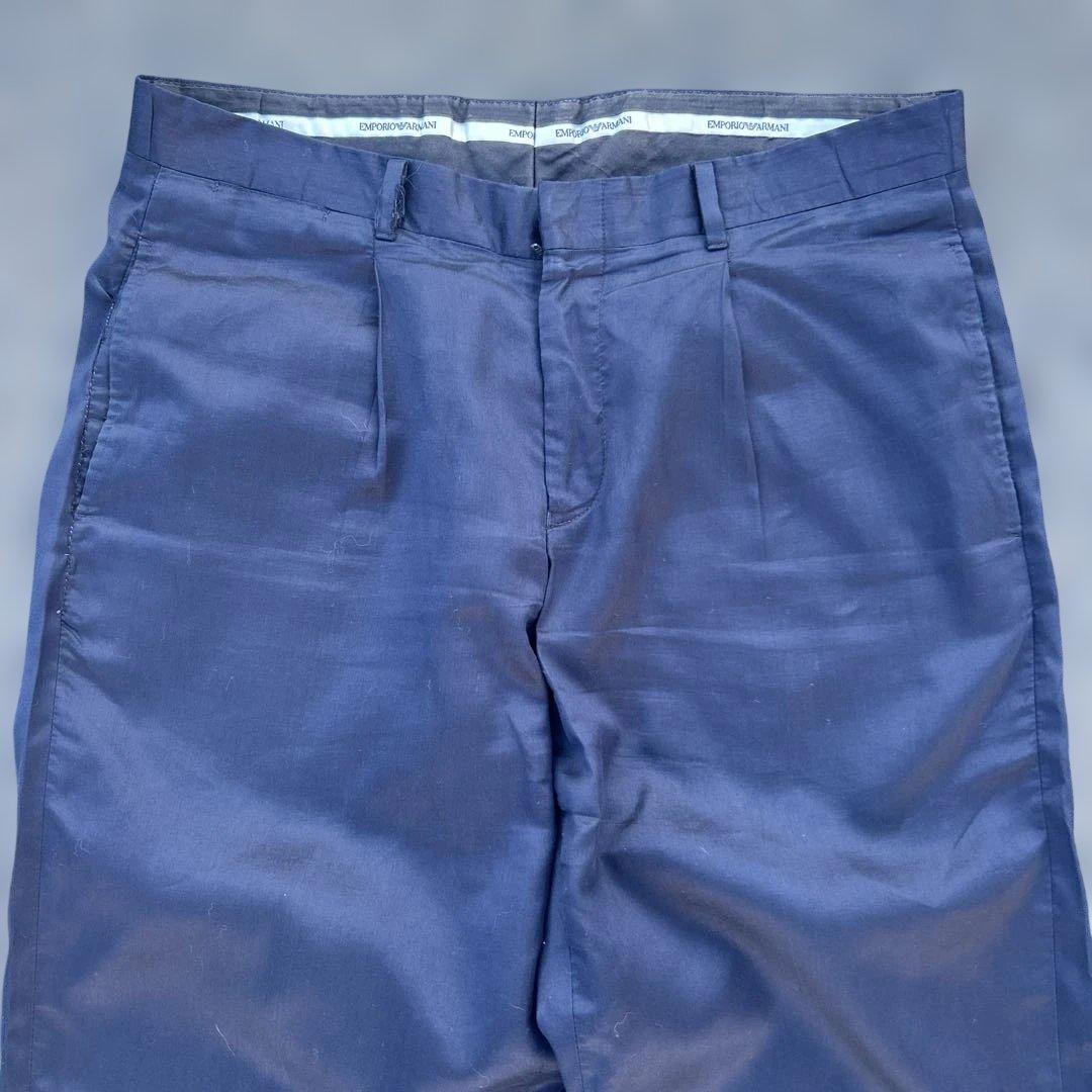 35x32 wide straight silk blend pleated 00s ARMANI wide #QYK5X0