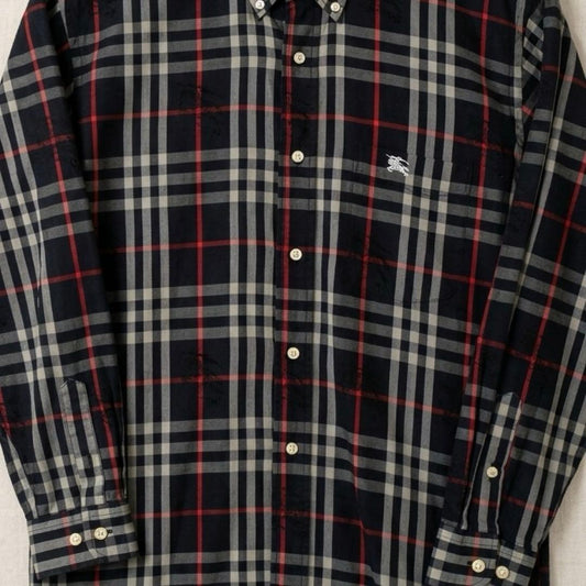 90s Burberry Shadow Horse Nova Check Large, Made in England #QYGAPG