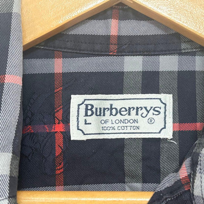 90s Burberry Shadow Horse Nova Check Large, Made in England #QYGAPG