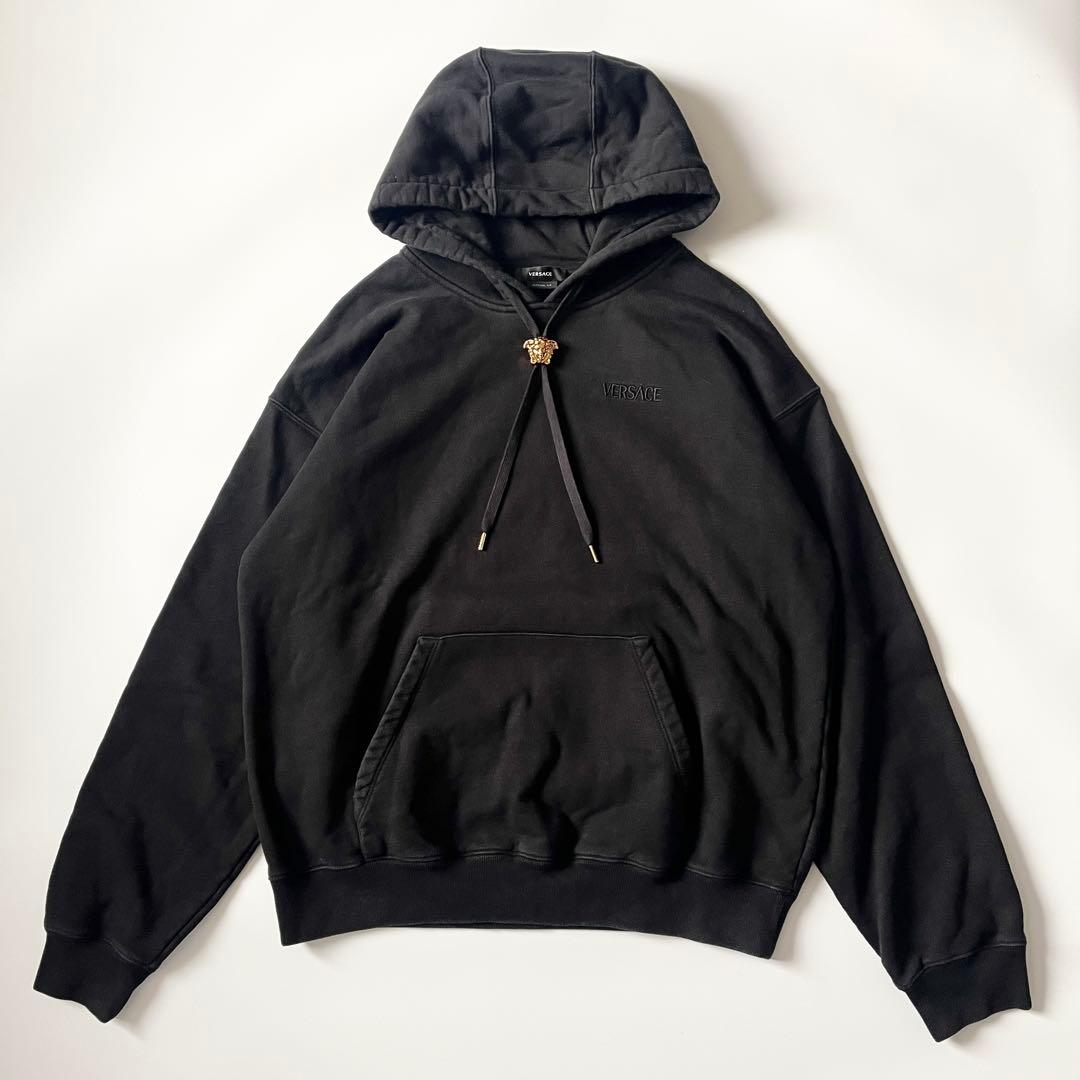 Versace La Medusa Hoodie, Black, Size XL #QYJQ3C