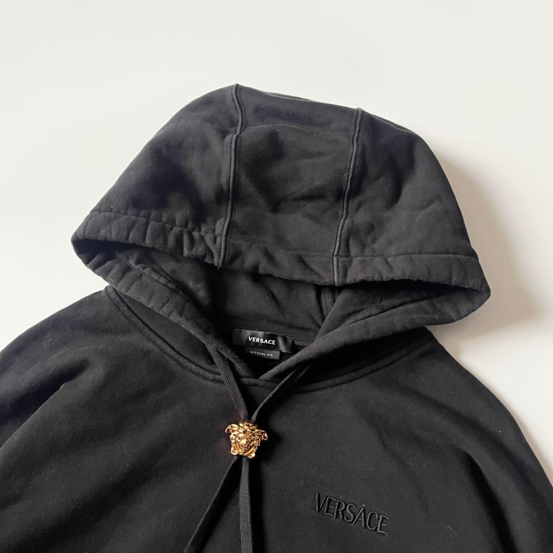 Versace La Medusa Hoodie, Black, Size XL #QYJQ3C