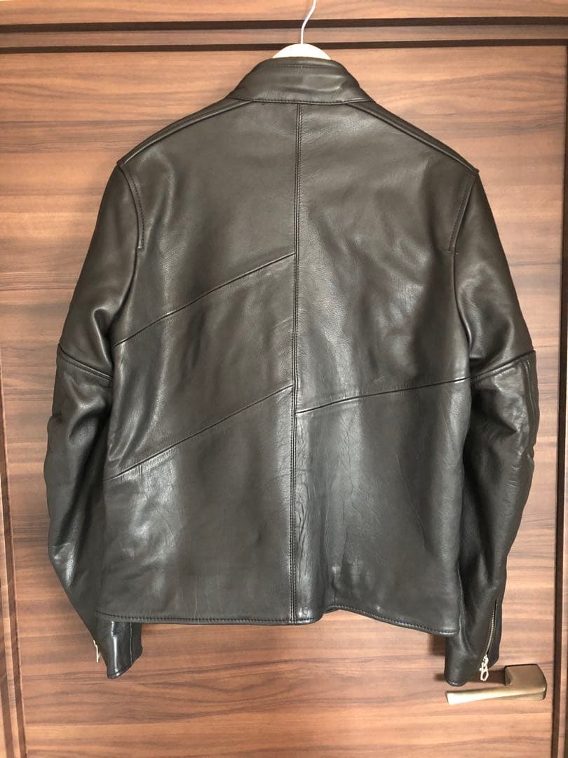 DENHAM Denham leather jacket rider's jacket #QY90GF