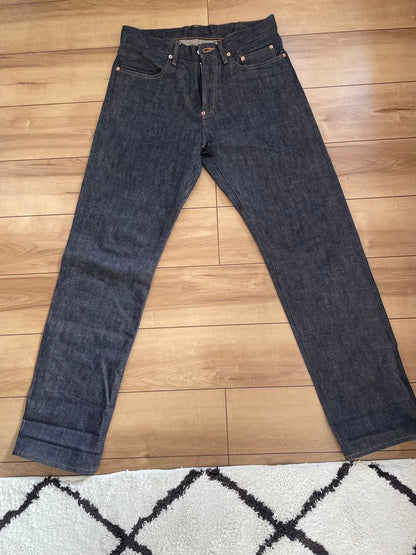 SUBTLE Dark Blue Straight Denim W34 #QY1YVB