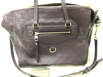 LOUIS VUITTON Empreinte Purple 2-Way Shoulder Tote Bag Rare Mint #QYCP7E