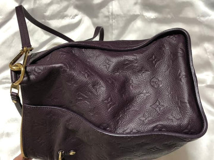 LOUIS VUITTON Empreinte Purple 2-Way Shoulder Tote Bag Rare Mint #QYCP7E