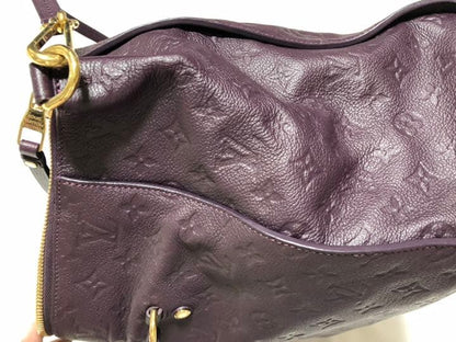 LOUIS VUITTON Empreinte Purple 2-Way Shoulder Tote Bag Rare Mint #QYCP7E