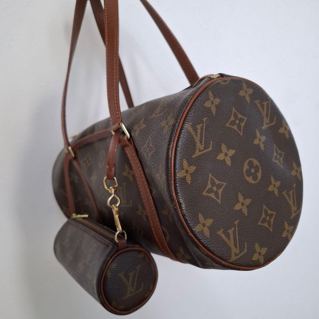 LOUIS VUITTON Papillon Pouch Set Monogram #QY7RZX