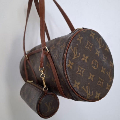 LOUIS VUITTON Papillon Pouch Set Monogram #QY7RZX