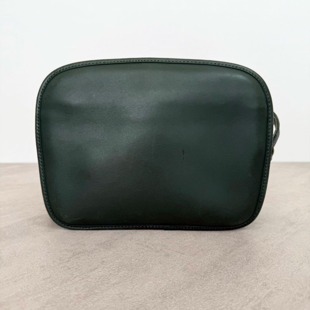 Old Coach Shoulder Bag Green Glove-Tanned Leather USA #QYC8EO