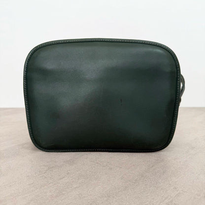 Old Coach Shoulder Bag Green Glove-Tanned Leather USA #QYC8EO