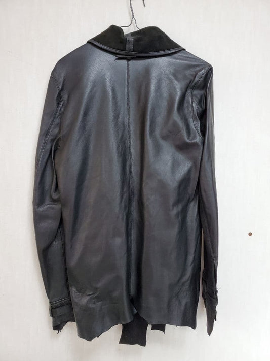 .efiLevol destroyed leather Jacket #QYFG1D