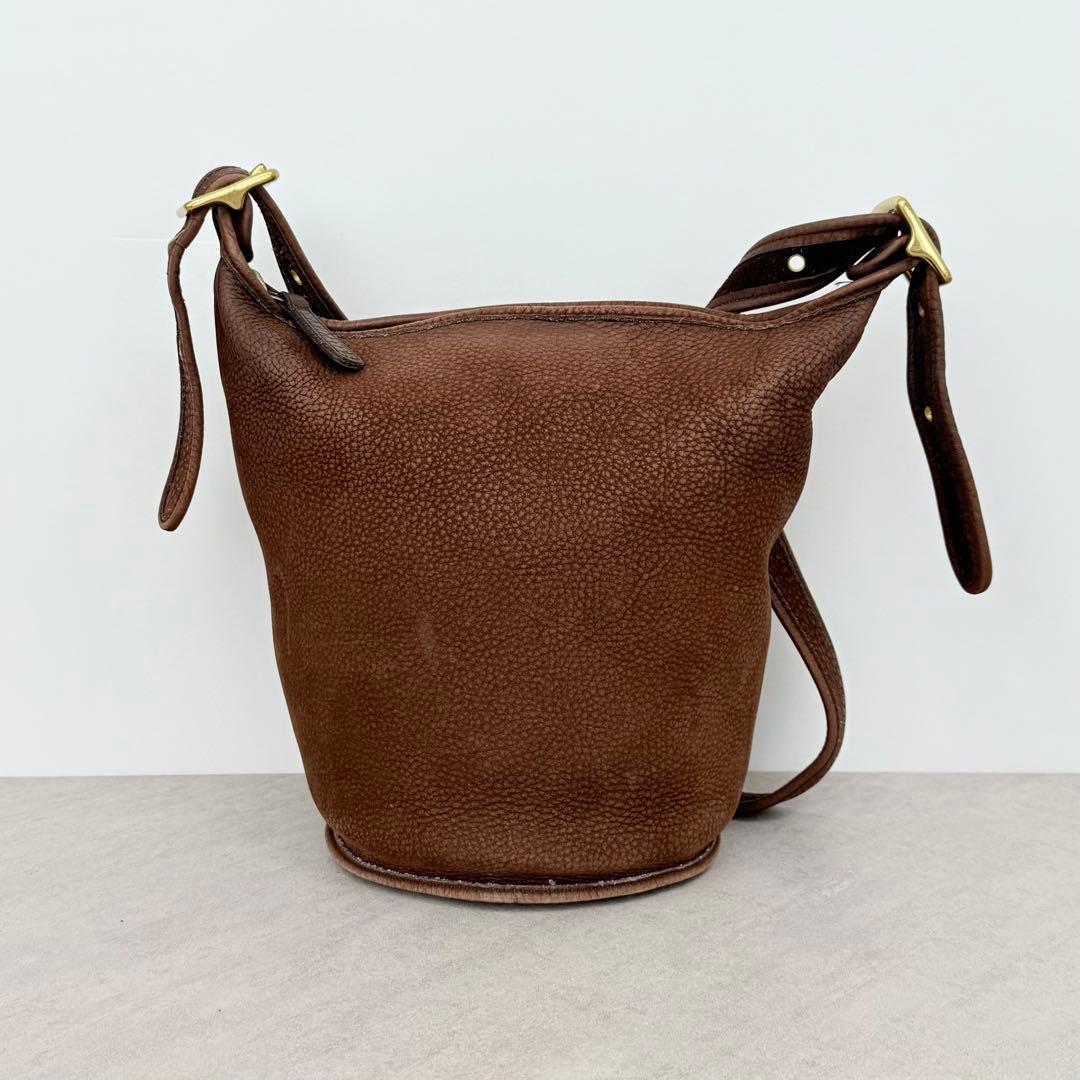 Old Coach Helen's Legacy Nubuc Duffel M Brown Nubuck Leather #QYJ3B7