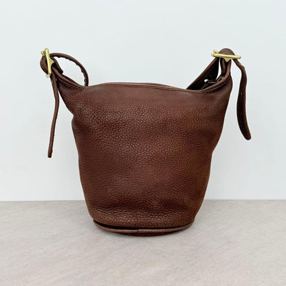 Old Coach Helen's Legacy Nubuc Duffel M Brown Nubuck Leather #QYJ3B7