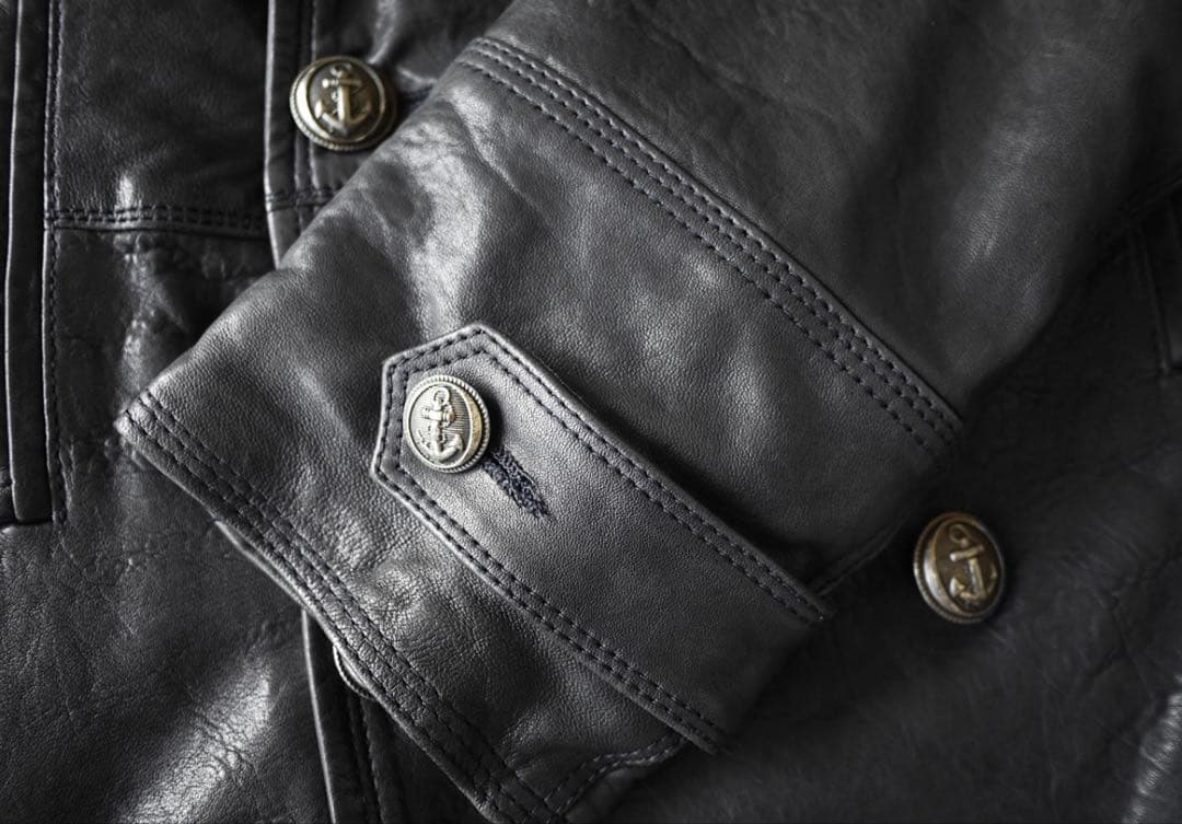 DOLCE&GABBANA leather coat #QY2SRN