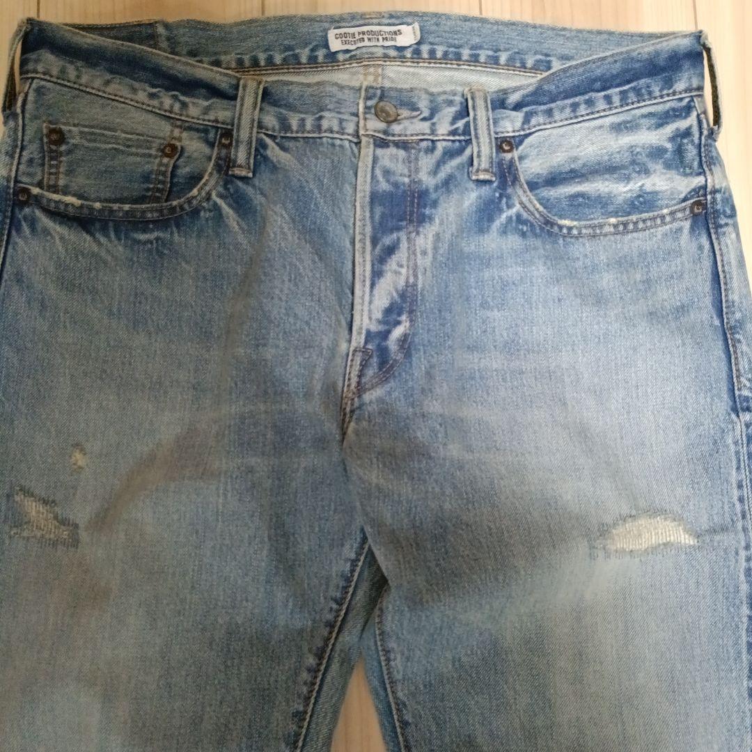 COOTIE PRODUCTIONS Denim Jeans Repair XL #QOG2WT