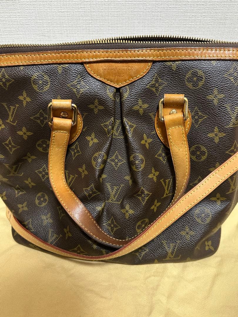 LOUIS VUITTON Monogram Canvas 2WAY Handbag Brown Shoulder Strap Charm #QY4458