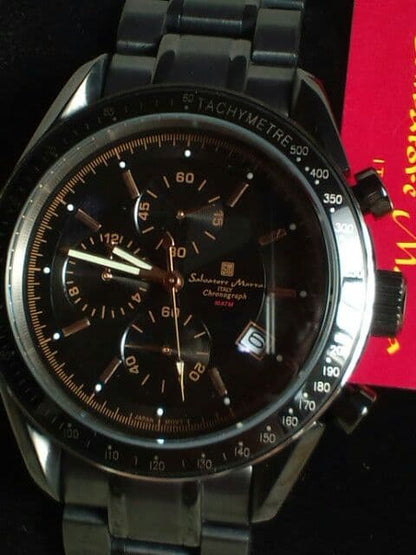 A cool and high-performance central chronograph watch #PF9OIU