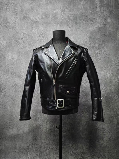 Marlon Brand One Star Double Rider Jacket, Durable, Size 2XL #QYDB0L
