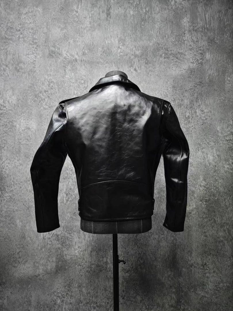 Marlon Brand One Star Double Rider Jacket, Durable, Size 2XL #QYDB0L