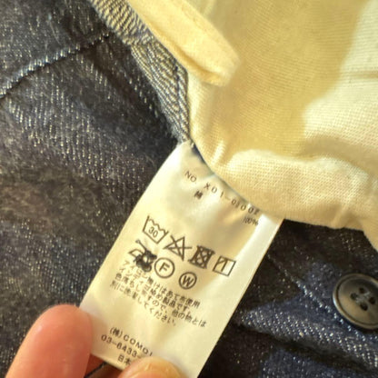 comoli Denim Overpants Navy Size 2 #QY00WC