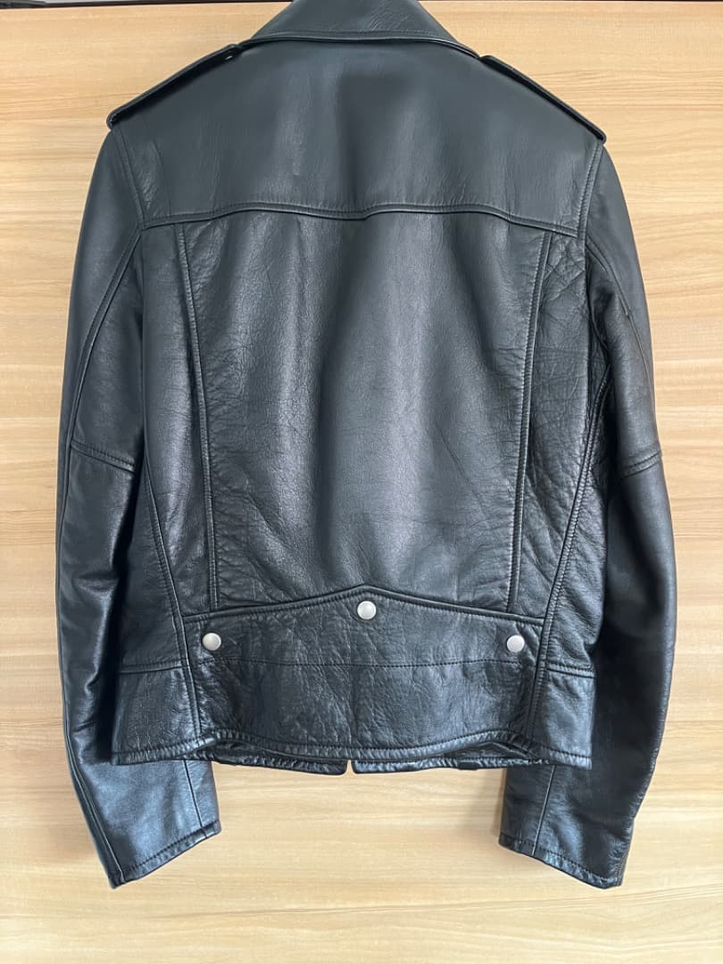 Summer Sale: SAINT LAURENT Leather Biker Jacket L01 #PFDXOS