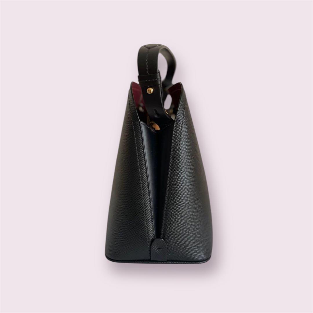 PRADA PRADA Bag Black 2-Way Saffiano Matinee #QY69JF