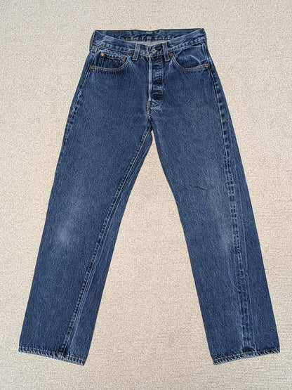 80s Levi's 501 Red Selvedge Vintage Denim Valencia Made in USA #QY0W44