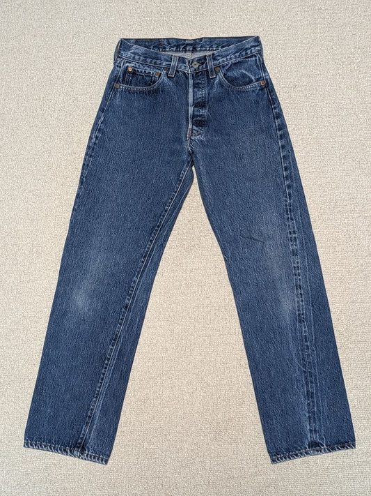 80s Levi's 501 Red Selvedge Vintage Denim Valencia Made in USA #QY0W44