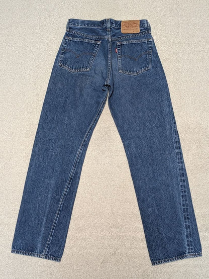 80s Levi's 501 Red Selvedge Vintage Denim Valencia Made in USA #QY0W44