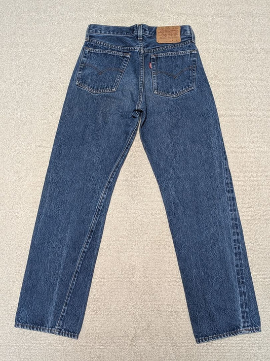 80s Levi's 501 Red Selvedge Vintage Denim Valencia Made in USA #QY0W44