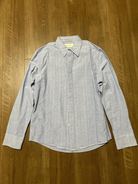MARNI Hidden placket cotton shirt #QYAALM