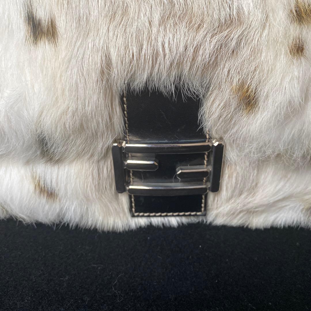FENDI Vintage Fur Bag Unused Closet Kept Authentic #QYBEA2