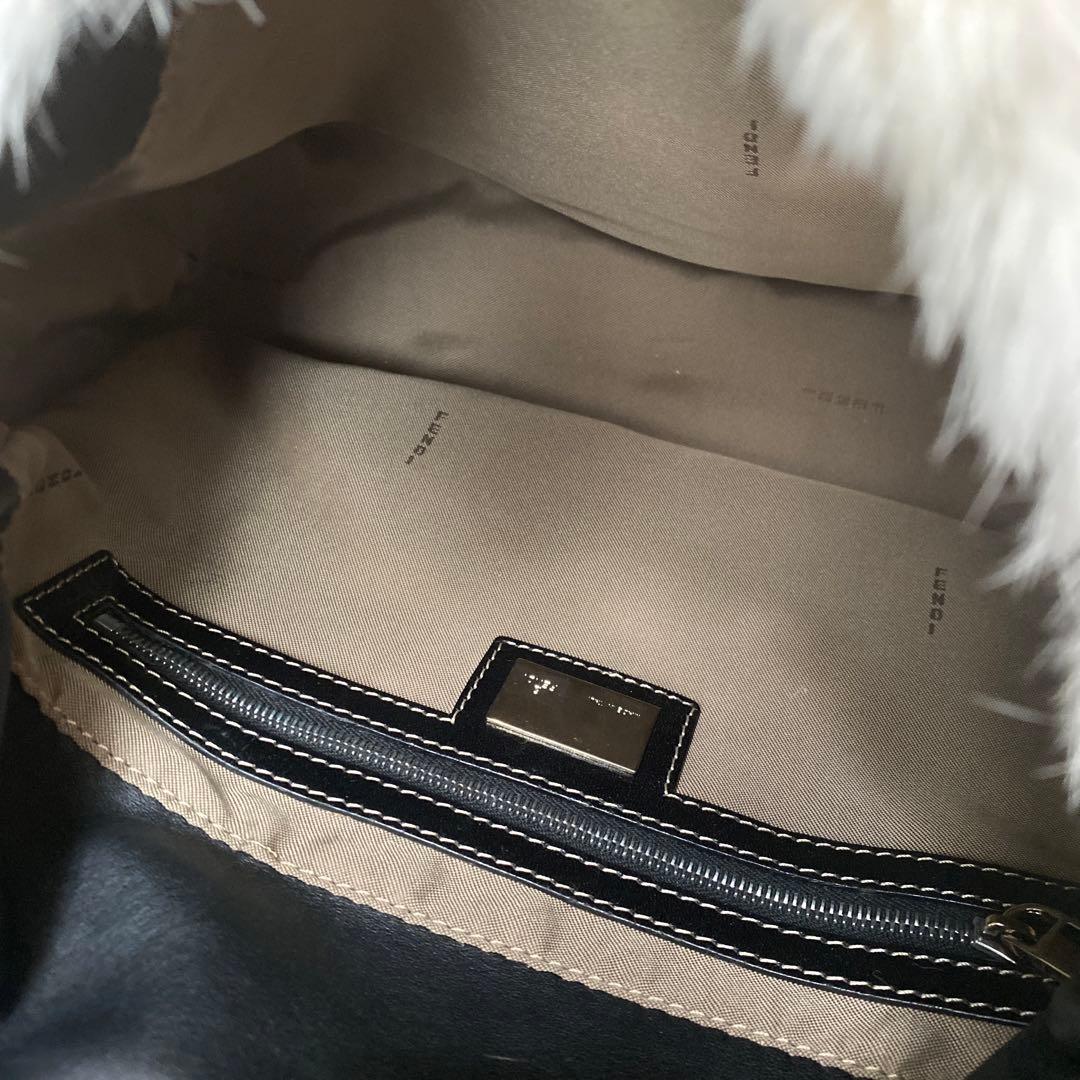 FENDI Vintage Fur Bag Unused Closet Kept Authentic #QYBEA2