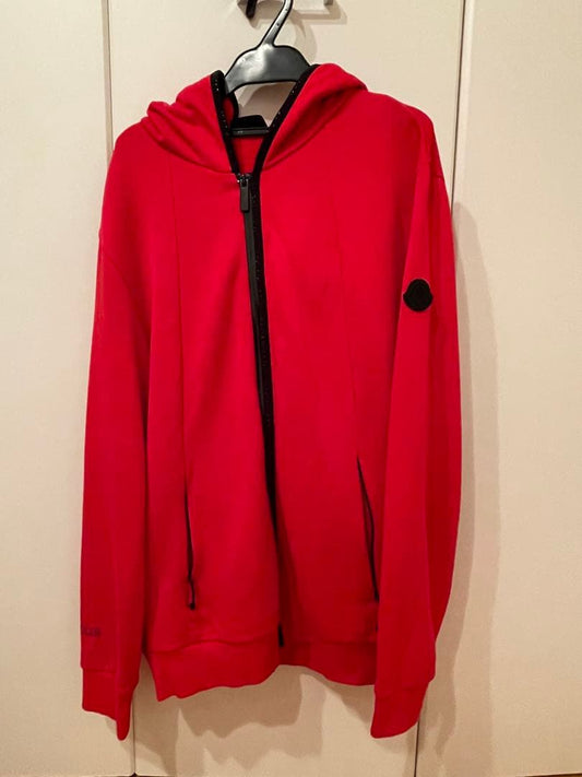 MONCLER red hooded parka #PF9GQT