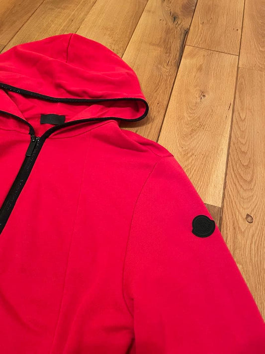 MONCLER red hooded parka #PF9GQT